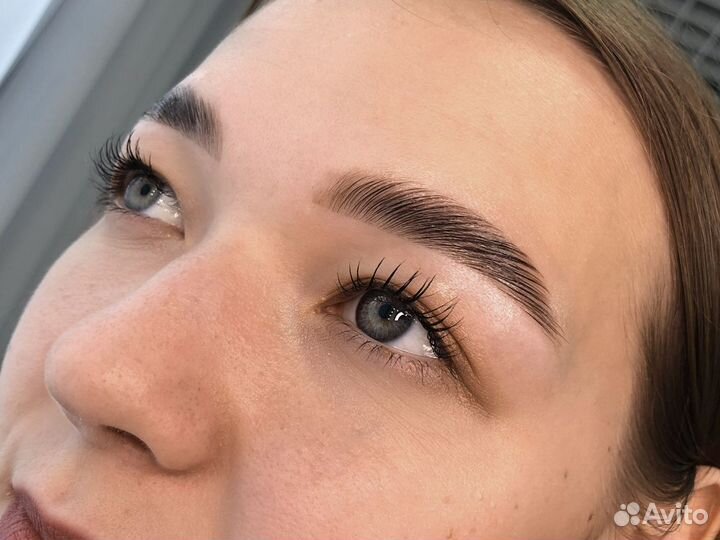 Окрашивание бровей,долговременная укладка,пирсинг