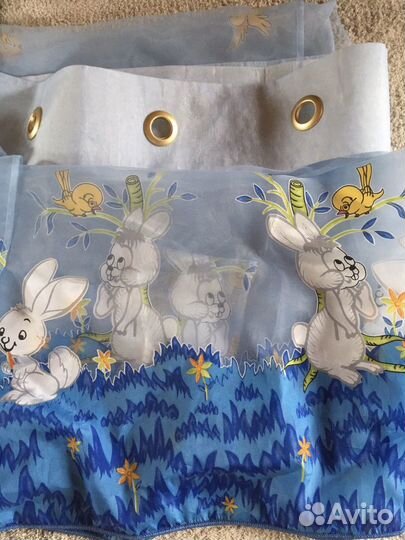 Тюль для детской комплект из 2 шт (Новое)