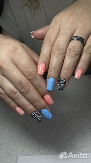 Маникюр гель лак, Титановые ногти