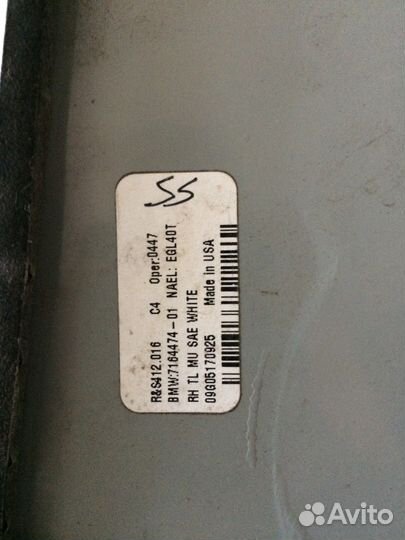Фонарь задний правый на bmwx5