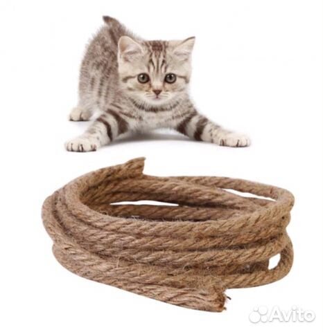Канат 6мм, для изготовления Когтеточек и поделок