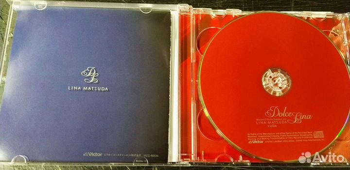 Lina Matsuda cd + dvd Japan violin