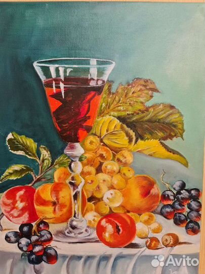 Картина маслом на холсте Натюрморт 