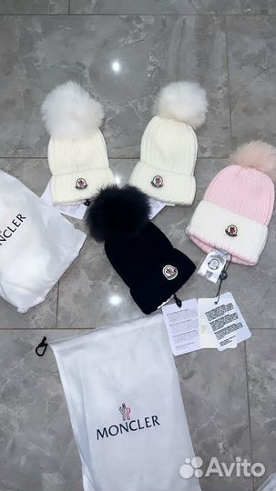 Шапка moncler на ребенка