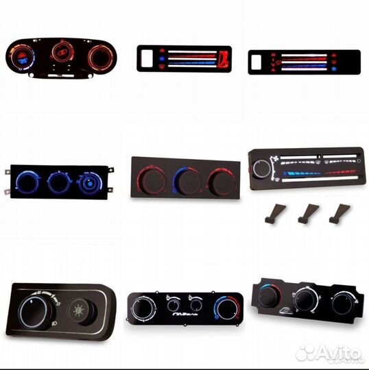 Ручка управления отопителем с LED подсветкой