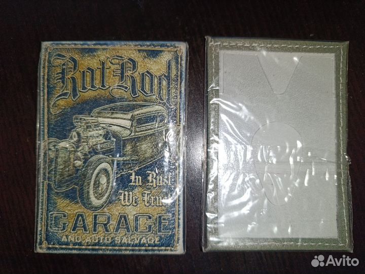 Кожанный чехол на карту, проездной