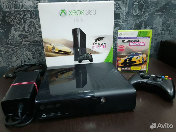 Xbox 360 E 500 GB+15 игр