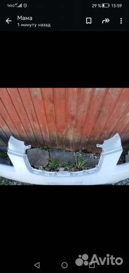 Бампер передний kia rio 2 рестайлинг