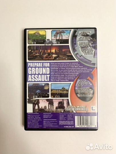 Star Wars: Force Commander Англия лицензия DVD-box