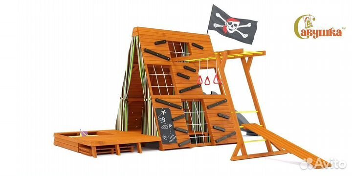 Детский игровой комплекс Савушка База 5 для улицы