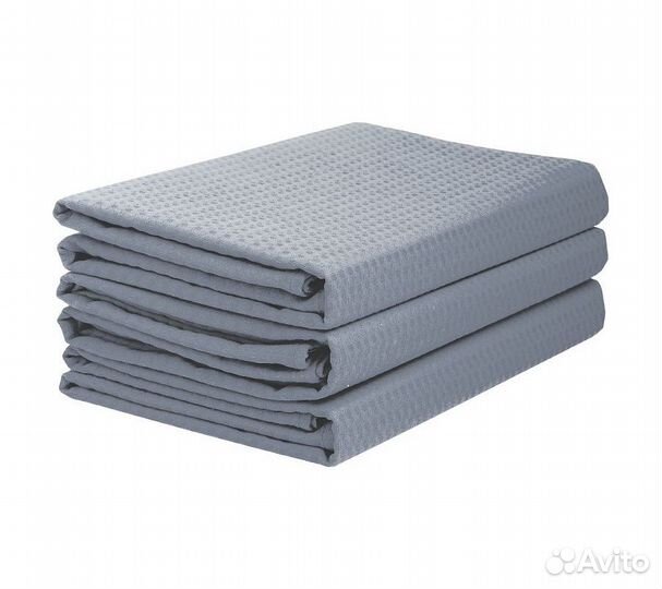 Комплектполотенецвафельныхhomeone80х150(3шт),серый