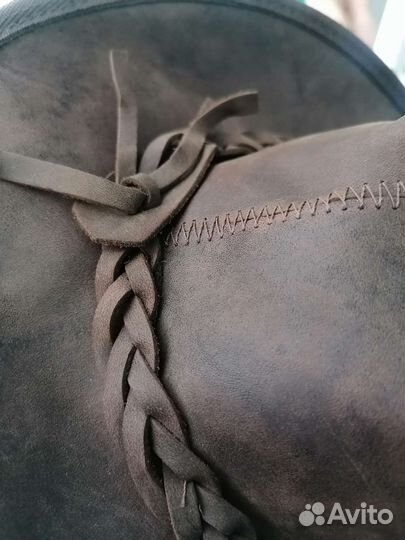 Кожаная ковбойская шляпа barmah foldaway bronco