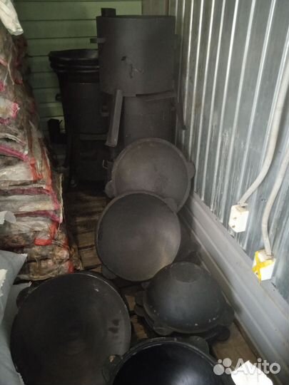 Узбекский казан чугунный и шампуры