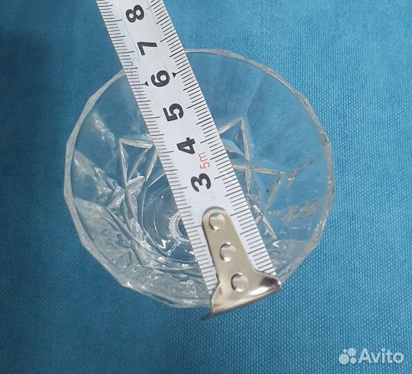 Хрустальные рюмки СССР набор 6 шт