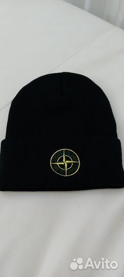 Вязаная шапка мужская Stone Island