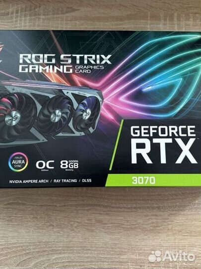 Видеокарта Asus ROG Strix RTX 3070 8Gb