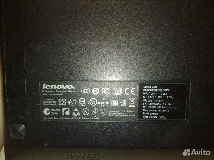 Lenovo G580