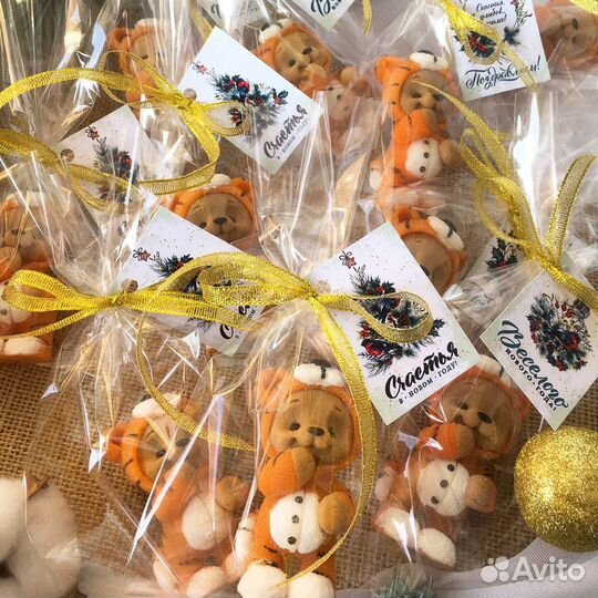 Мыло мишка в комтюме тигра