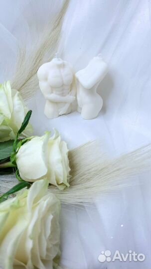 Свечи ручной работы из натурального воска. Декор