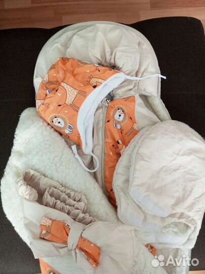 Конверт на выписку зимний