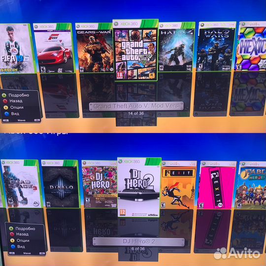 Xbox 360 S Freeboot 320g/ DJ Hero 2/ 2 дж