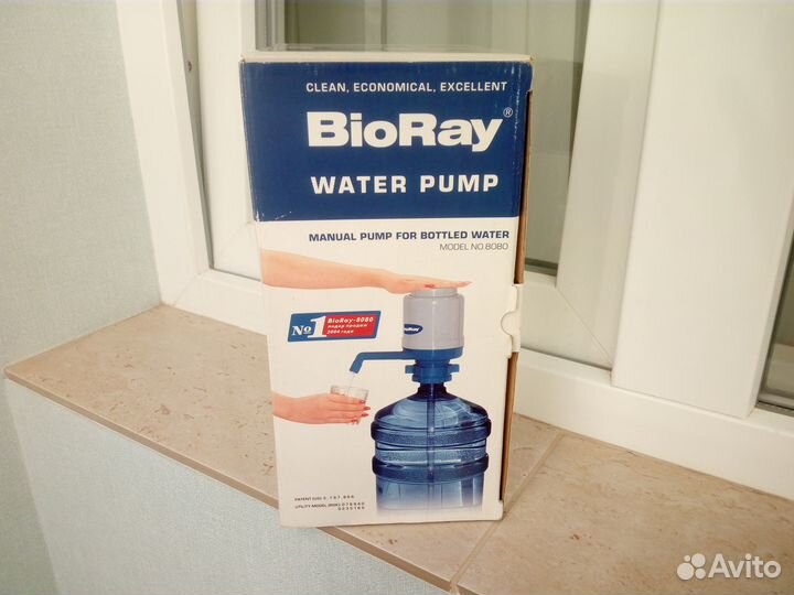 Помпа и бутыль19 л для воды