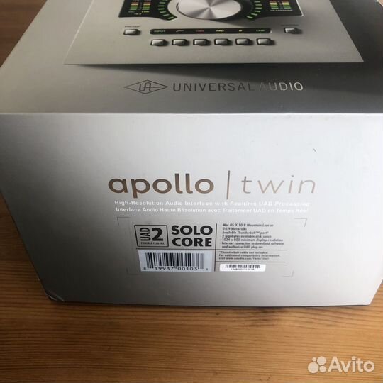 Внешняя звуковая карта Apollo Twin