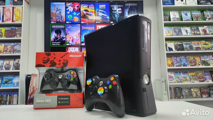 XBox 360 + 2 геймпада