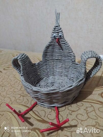 Новая корзинка в виде курочки