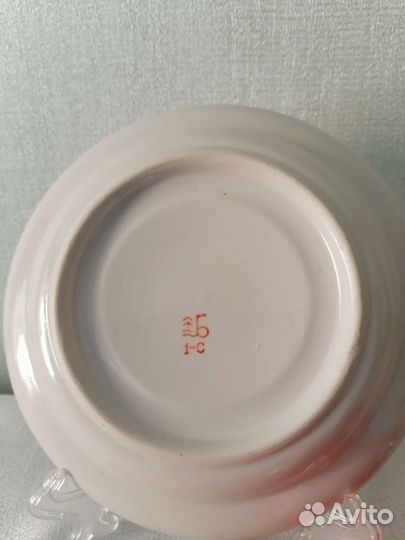 Фарфоровая масленка и сахарница СССР