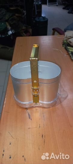 Котелок комбинированный алюминиевый с чехлом