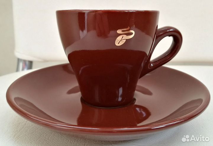 Кофейная пара шоколадного цвета, новая