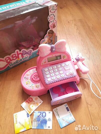 Набор для песочницы, касса, юла, неваляшка