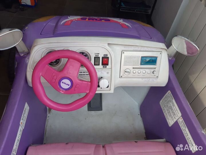 Детский электромобиль двухместный бу