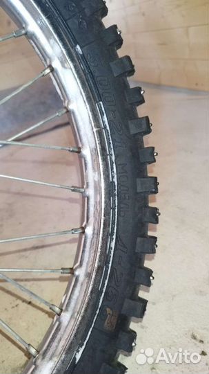 Колёса шипованные зима для мотоцикла