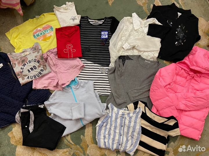 Вещи пакетом на девочку 146 152