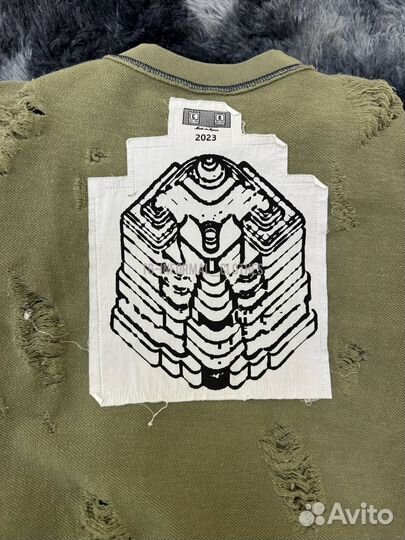 Cav Empt свитшот рваный оверсайз
