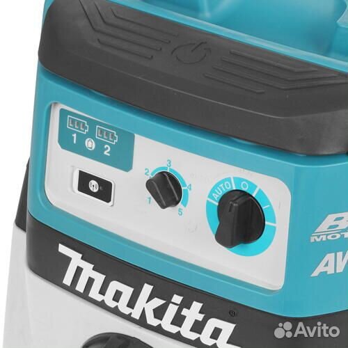 Профессиональный пылесос Makita DVC157LZX3беззу,бе