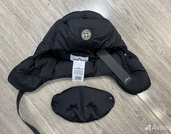 Шапка ушанка Stone island