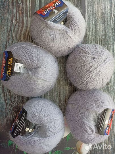 Пряжа мохер голд