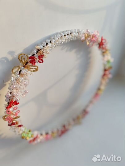 Венок из бисера