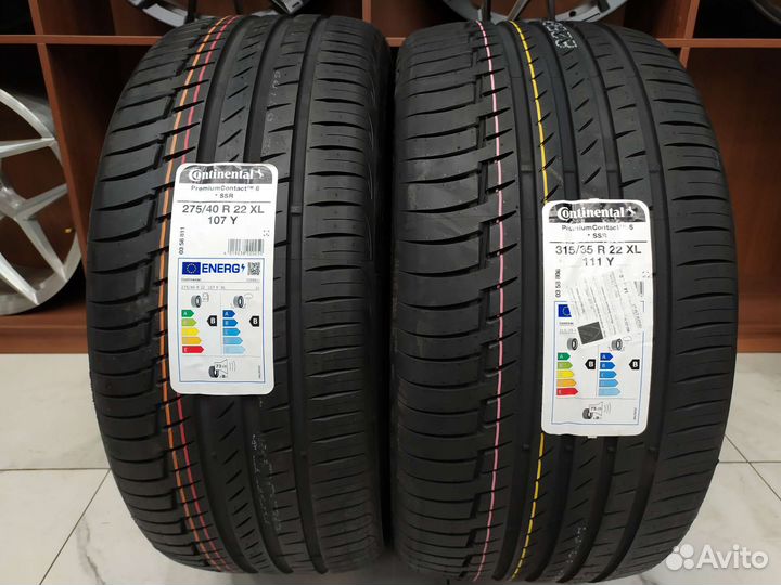 Continental ContiPremiumContact 6 275/40 R22 и 315/35 R22 114Y
