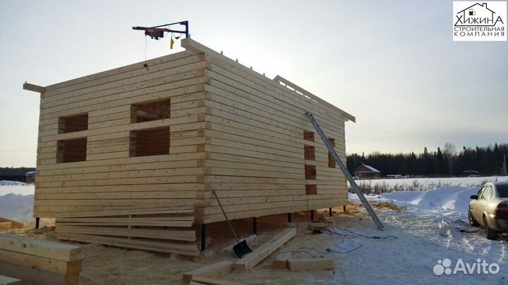 Дома срубы из бруса 6х9 строительство отделка
