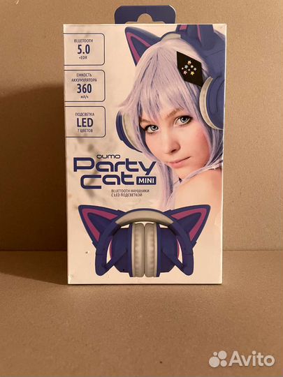 Bluetooth наушники Qumo Party Cat Mini