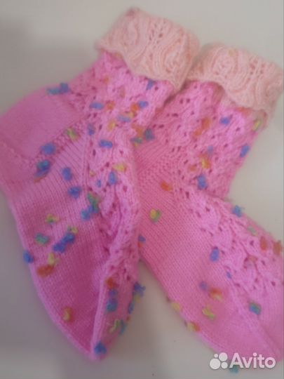 Носки вязанные