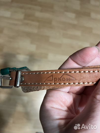 Ошейник кожаный