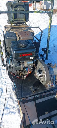 Мотобуксировщик с лыжным модулем