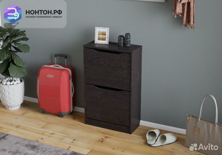 Тумба для обуви Тетра 2 венге цаво