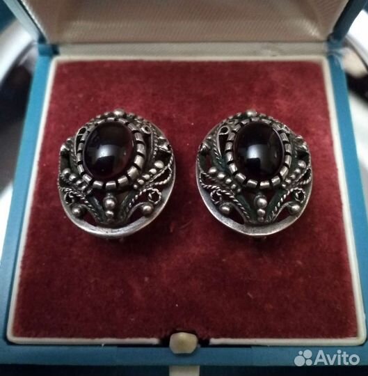 Серьги серебро СССР