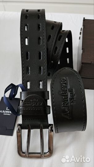 Мужской кожаный ремень A.Roberto, 120 см